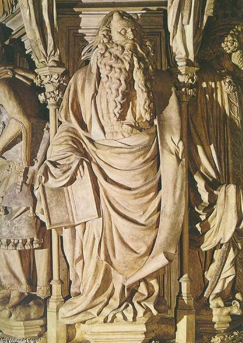 順序 油絵 モーセの井戸:モーセ。, 1395 バイ Claus Sluter (1355-1406, Netherlands) | ArtsDot.com