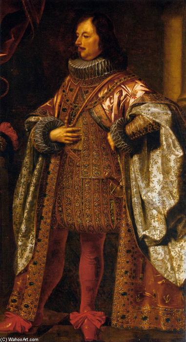 Order Oil Painting Replica Portrait of Vincenzo II Gonzaga by Justus Sustermans (1597-1681, Belgium) | ArtsDot.com