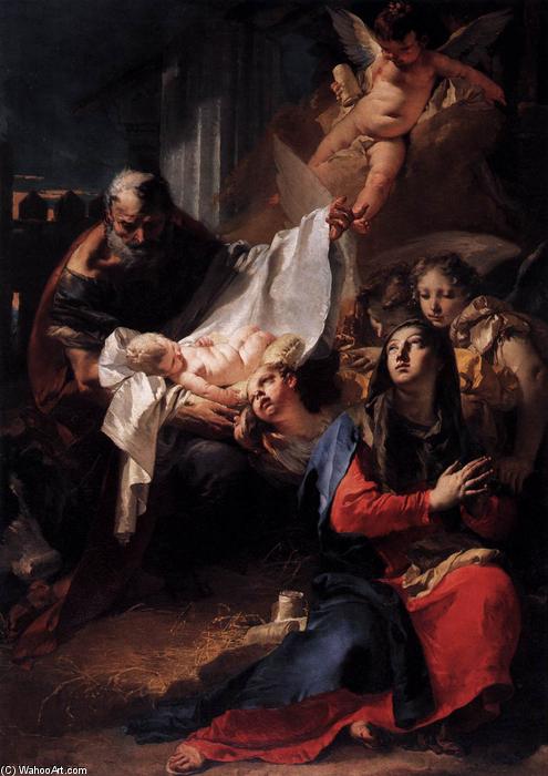 Buy Museum Art Reproductions Nativity, 1732 by Giovanni Battista Tiepolo (2007-1770, Italy) | ArtsDot.com