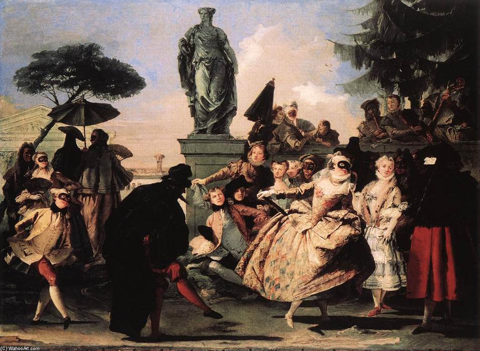 Compra Riproduzioni D'arte Del Museo Minuet, 1756 di Giovanni Domenico Tiepolo (2007-1770, Italy) | ArtsDot.com