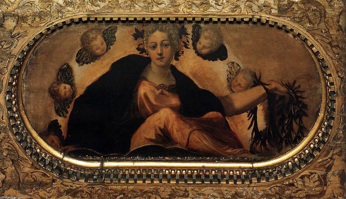 Buy Museum Art Reproductions Allegory of Fortune (Felicità), 1564 by Tintoretto (Jacopo Comin) (1518-1594, Italy) | ArtsDot.com