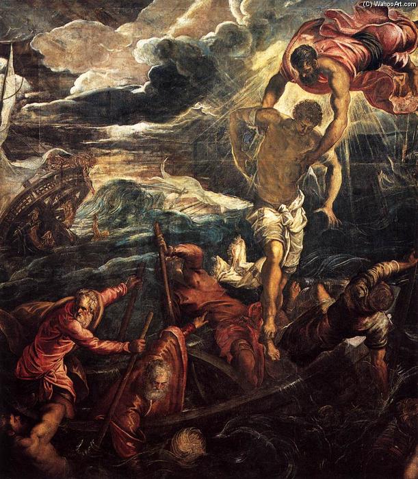 Buy Museum Art Reproductions St Mark Rescuing a Saracen from Shipwreck, 1562 by Tintoretto (Jacopo Comin) (1518-1594, Italy) | ArtsDot.com