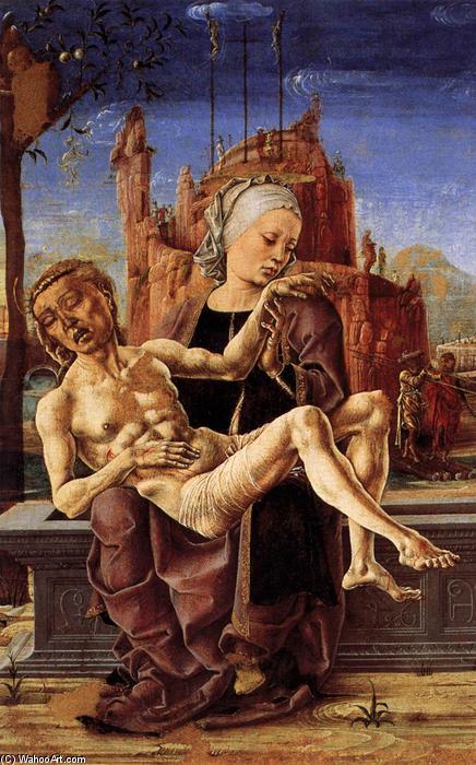 顺序 藝術再現 Pietà 。, 1460 通过 Cosmè Tura (1430-1495, Italy) | ArtsDot.com