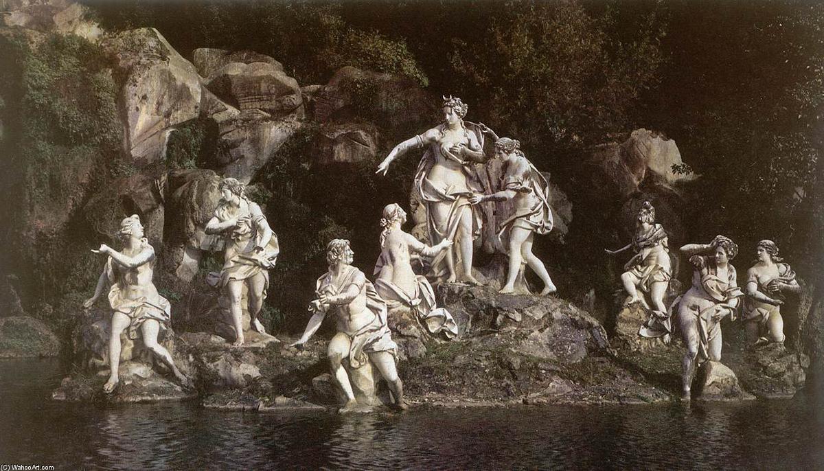 Order Paintings Reproductions Diana and Actaeon by Luigi Vanvitelli (1700-1773, Italy) | ArtsDot.com