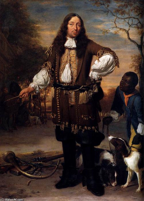 Order Art Reproductions Portrait of Johan de la Faille, 1674 by Johannes I Verkolje (1650-1693, Netherlands) | ArtsDot.com