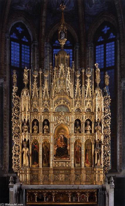 Order Oil Painting Replica Polyptych of the Virgin, 1444 by Antonio Vivarini (1440-1480, Italy) | ArtsDot.com