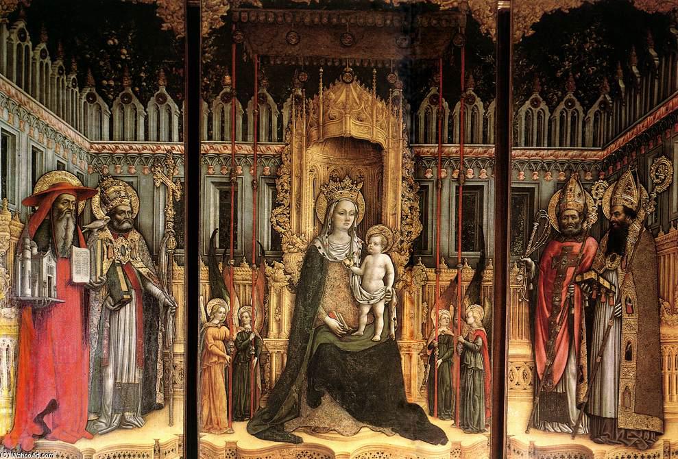 Order Oil Painting Replica Triptych, 1446 by Antonio Vivarini (1440-1480, Italy) | ArtsDot.com