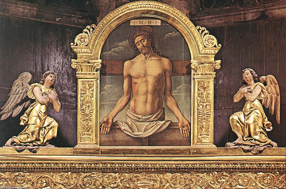Order Oil Painting Replica The Dead Christ, 1482 by Bartolomeo Vivarini (1440-1499, Italy) | ArtsDot.com