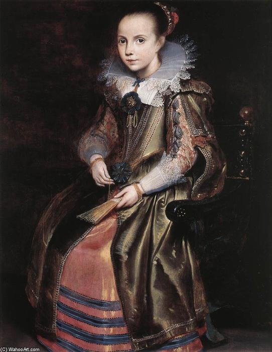 Order Artwork Replica Elisabeth (or Cornelia) Vekemans as a Young Girl, 1625 by Cornelis De Vos (1585-1651, Belgium) | ArtsDot.com
