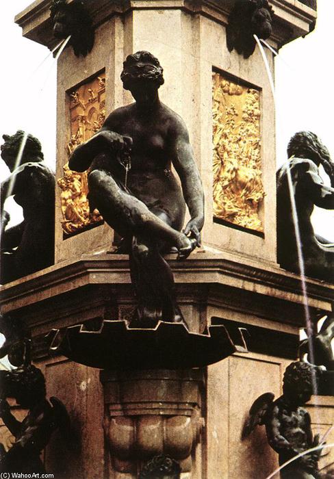 Order Art Reproductions Hercules Fountain (detail), 1596 by Adriaen De Vries (1556-1626, Netherlands) | ArtsDot.com