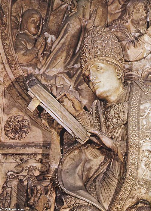 Buy Museum Art Reproductions Tomb of Don Alonso de Madrigal (detail), 1518 by Vasco De La Zarza (Inspired By) | ArtsDot.com
