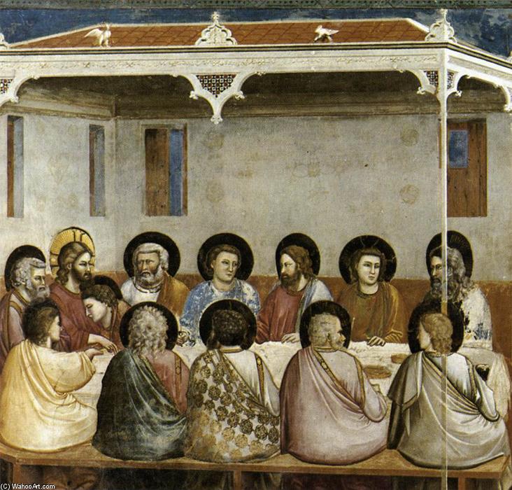 Order Oil Painting Replica No. 29 Scenes from the Life of Christ: 13. Last Supper, 1304 by Giotto Di Bondone (1267-1337, Italy) | ArtsDot.com