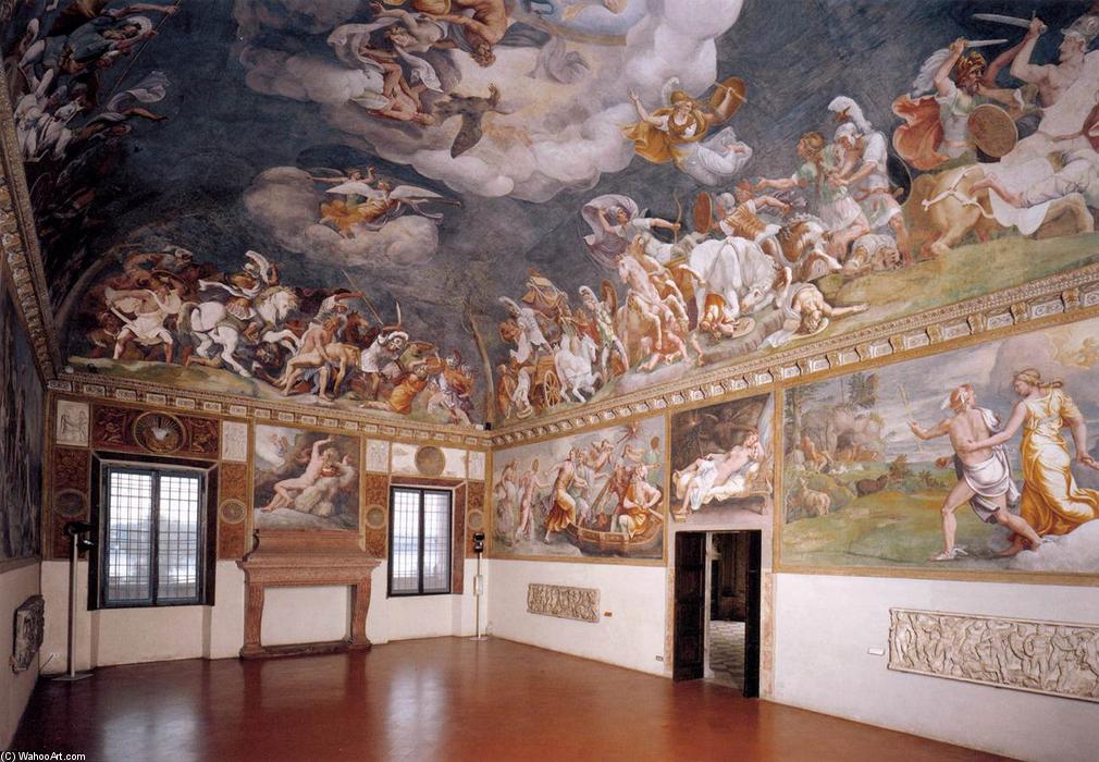 Order Oil Painting Replica View of the Sala di Troia (10), 1536 by Giulio Romano (1499-1546, Italy) | ArtsDot.com