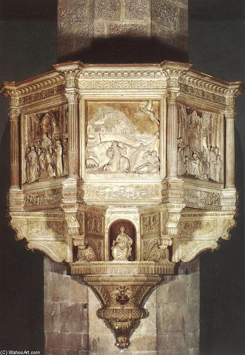 Order Paintings Reproductions Pulpit, 1472 by Benedetto Da Maiano (1446-1497, Italy) | ArtsDot.com
