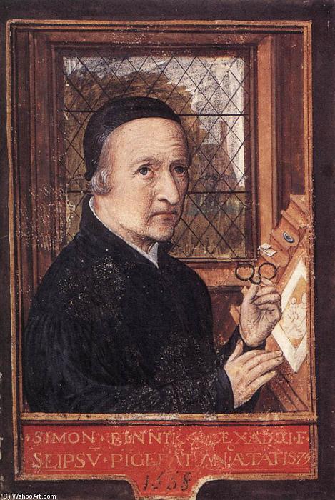 Order Art Reproductions Self-Portrait, 1558 by Simon Bening (1483-1561, Belgium) | ArtsDot.com