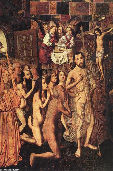 Order Oil Painting Replica Christ Leading the Patriarchs to the Paradise, 1480 by Bartolomé Bermejo (1440-1500, Spain) | ArtsDot.com