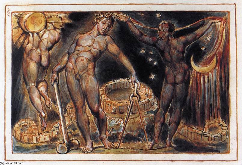 顺序 油畫 Los, 1804 通过 William Blake (1757-1827, United Kingdom) | ArtsDot.com