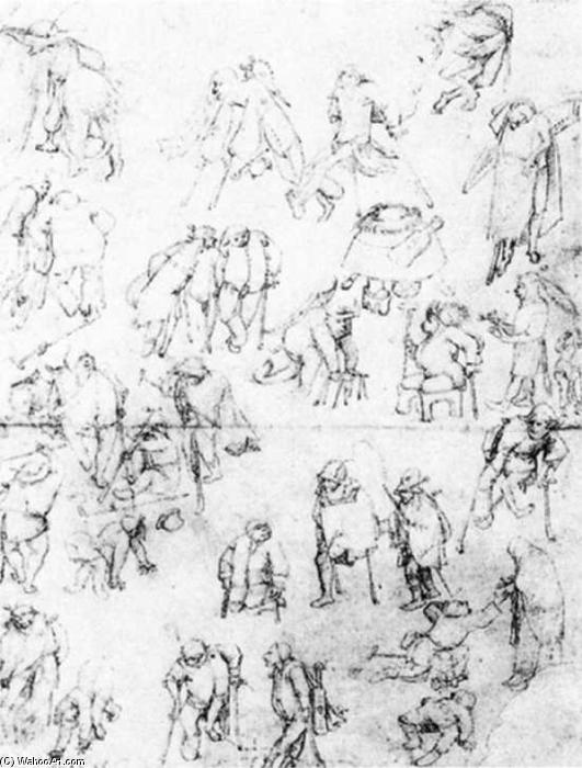 Buy Museum Art Reproductions Beggars by Hieronymus Bosch (1450-1516, Netherlands) | ArtsDot.com