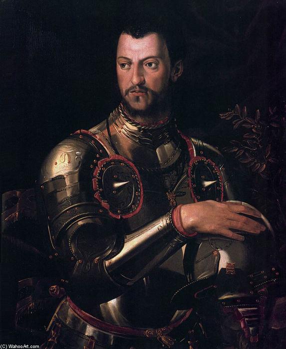 Buy Museum Art Reproductions Cosimo I de` Medici in Armour, 1550 by Agnolo Bronzino (1503-1572, Italy) | ArtsDot.com
