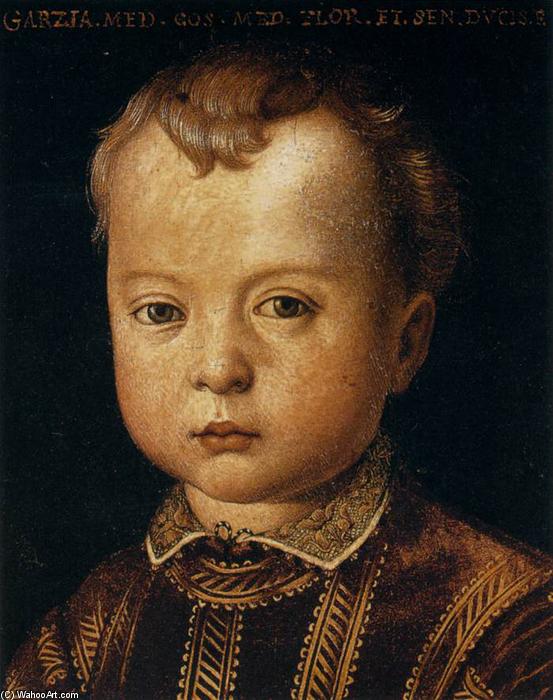 Order Oil Painting Replica Garcia de` Medici, 1555 by Agnolo Bronzino (1503-1572, Italy) | ArtsDot.com