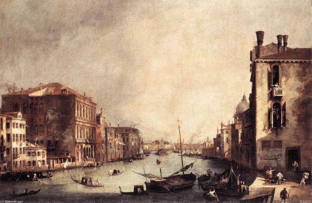 Order Oil Painting Replica Rio dei Mendicanti: Looking South, 1725 by Giovanni Antonio Canal (Canaletto) (1730-1768, Italy) | ArtsDot.com