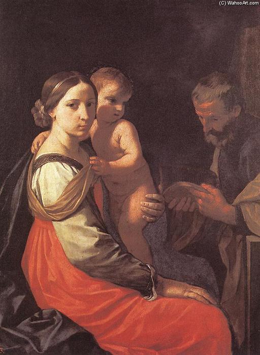 Order Art Reproductions Holy Family by Simone Cantarini (1612-1648, Italy) | ArtsDot.com