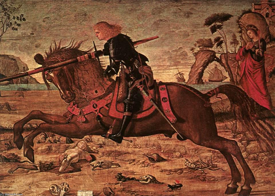 Order Paintings Reproductions St George and the Dragon (detail), 1502 by Vittore Carpaccio (1465-1526, Italy) | ArtsDot.com