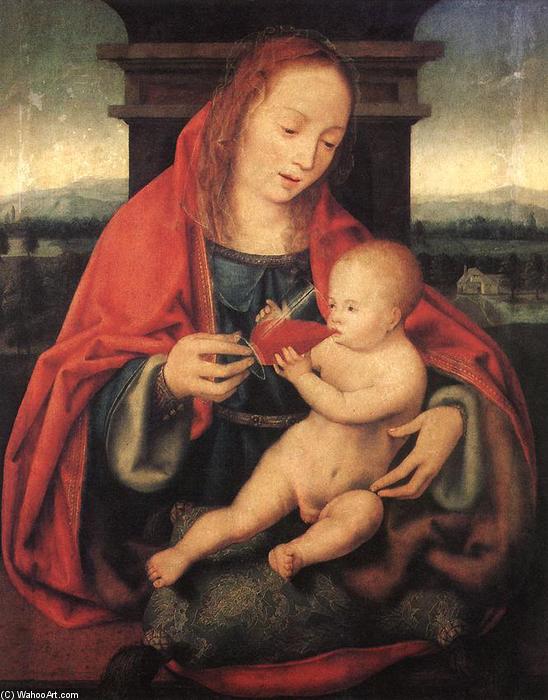 Buy Museum Art Reproductions Virgin and Child by Joos Van Cleve (1485-1540, Germany) | ArtsDot.com