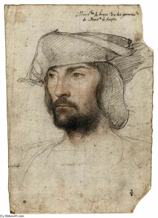 Buy Museum Art Reproductions Jean de la Barre, 1520 by Jean Clouet (1480-1541, Belgium) | ArtsDot.com