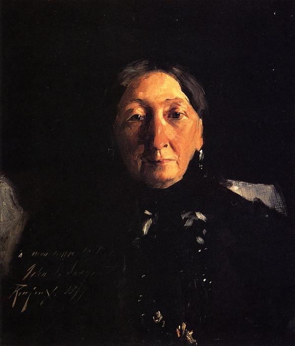 Order Art Reproductions Madame Frencois Buloz, 1879 by John Singer Sargent (1856-1925, Italy) | ArtsDot.com