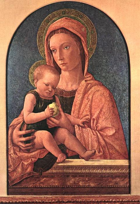 顺序 油畫 Madonna and Child 。, 1460 通过 Giovanni Bellini (1433-1516, Italy) | ArtsDot.com