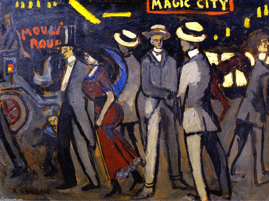 Order Artwork Replica Magic-City, 1907 by Auguste Chabaud (Inspired By) (1882-1955, France) | ArtsDot.com