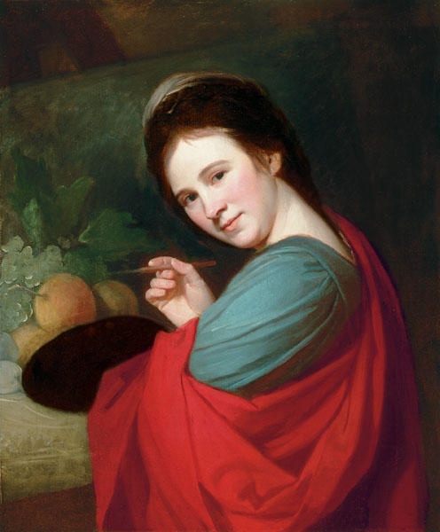 Order Paintings Reproductions Mary Moser by George Romney (1734-1802, United Kingdom) | ArtsDot.com