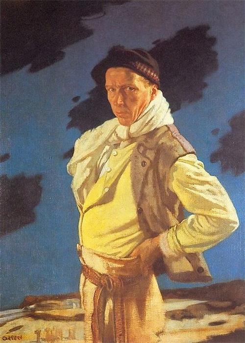Buy Museum Art Reproductions The Man from Aran, 1909 by William Newenham Montague Orpen | ArtsDot.com