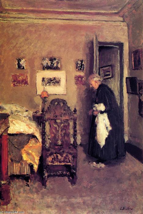 Buy Museum Art Reproductions Mme Vuillard in the Artist`s Bedroom, rue de Calais, 1924 by Jean Edouard Vuillard (1868-1940, France) | ArtsDot.com