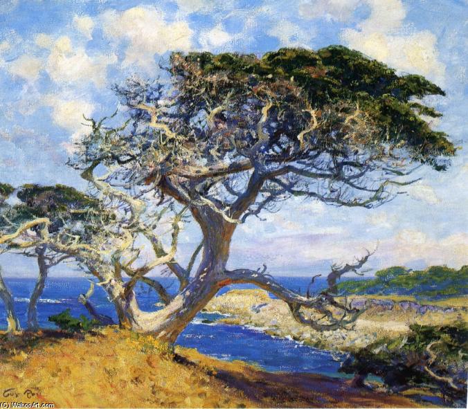 Order Oil Painting Replica Monterey Cypress by Guy Orlando Rose (1867-1925, United States) | ArtsDot.com
