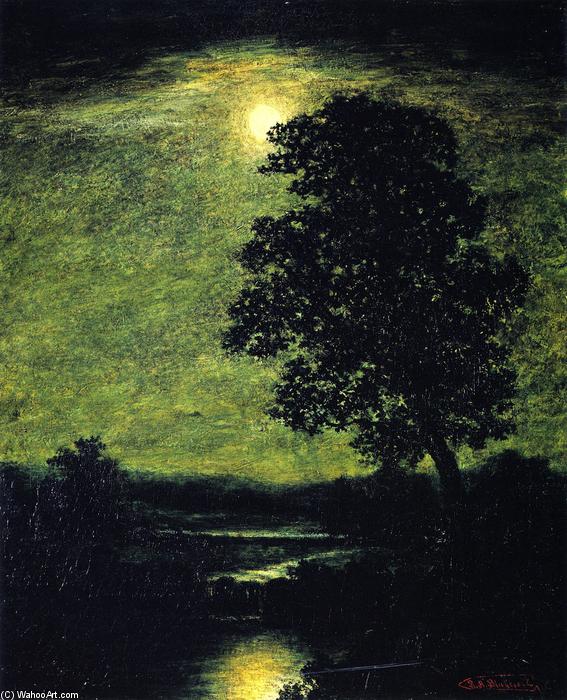 Order Oil Painting Replica Moonlight, 1883 by Ralph Albert Blakelock (1847-1919, United States) | ArtsDot.com