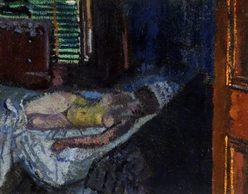 Order Oil Painting Replica Mornington Crescent Nude, 1907 by Walter Richard Sickert (1860-1942, Germany) | ArtsDot.com