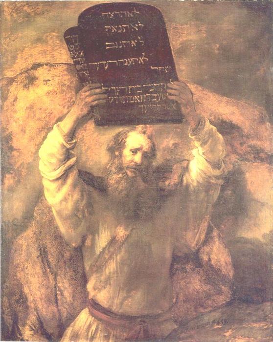 Order Oil Painting Replica Moses, 1656 by Rembrandt Van Rijn (1606-1669, Netherlands) | ArtsDot.com