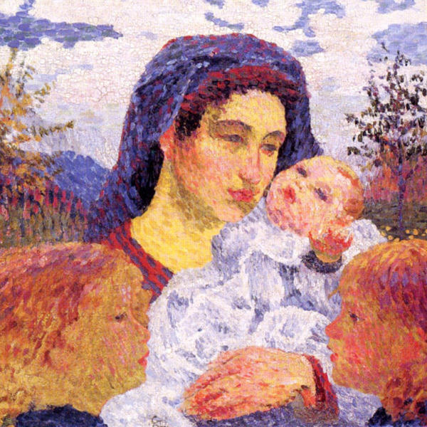 Order Art Reproductions Mother by Giovanni Giacometti (1868-1933, Switzerland) | ArtsDot.com