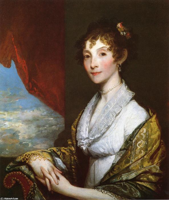 Order Art Reproductions Mrs. Edward Stow, 1802 by Gilbert Stuart (1755-1828, United Kingdom) | ArtsDot.com