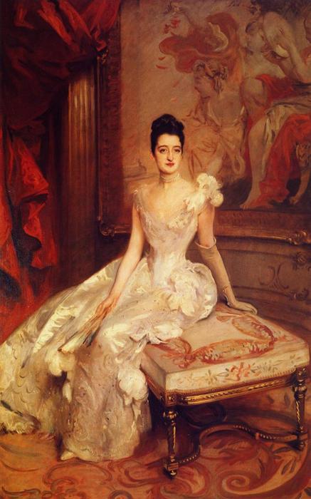 Order Art Reproductions Mrs. Hamilton McKown Twombly (Florence Adele Vanderbilt), 1890 by John Singer Sargent (1856-1925, Italy) | ArtsDot.com