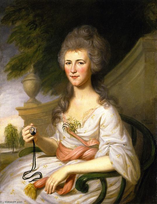 Order Art Reproductions Mrs. John O`Donnell (Sarah Chew Elliott), 1787 by Charles Willson Peale (1741-1827, United Kingdom) | ArtsDot.com