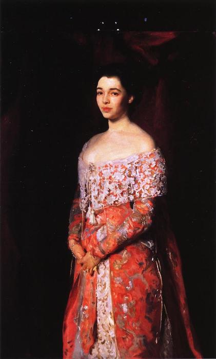 Order Oil Painting Replica Mrs. Leopold Hirsch, 1902 by John Singer Sargent (1856-1925, Italy) | ArtsDot.com