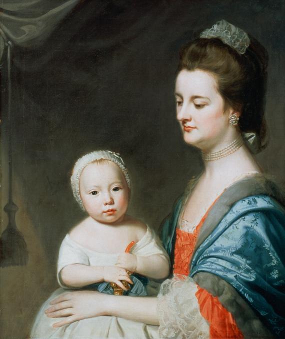 Buy Museum Art Reproductions Mrs Marton and her son Oliver by George Romney (1734-1802, United Kingdom) | ArtsDot.com
