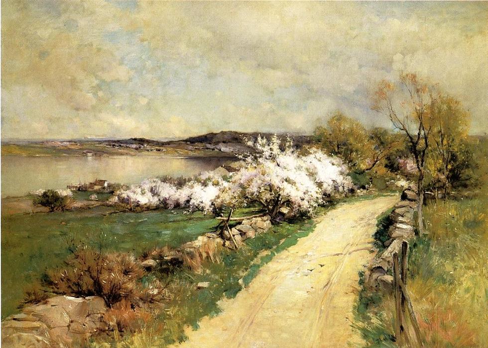 Order Oil Painting Replica New England Landscape in Spring, 1898 by George Henry Smillie (1840-1921) | ArtsDot.com