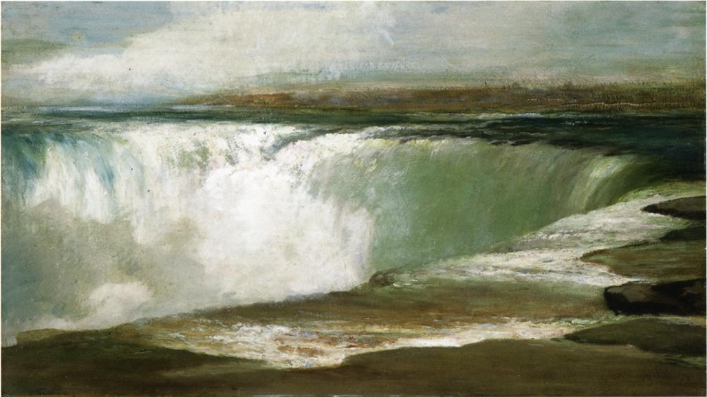 Buy Museum Art Reproductions Niagara Falls, 1878 by William Morris Hunt (1824-1879, United States) | ArtsDot.com