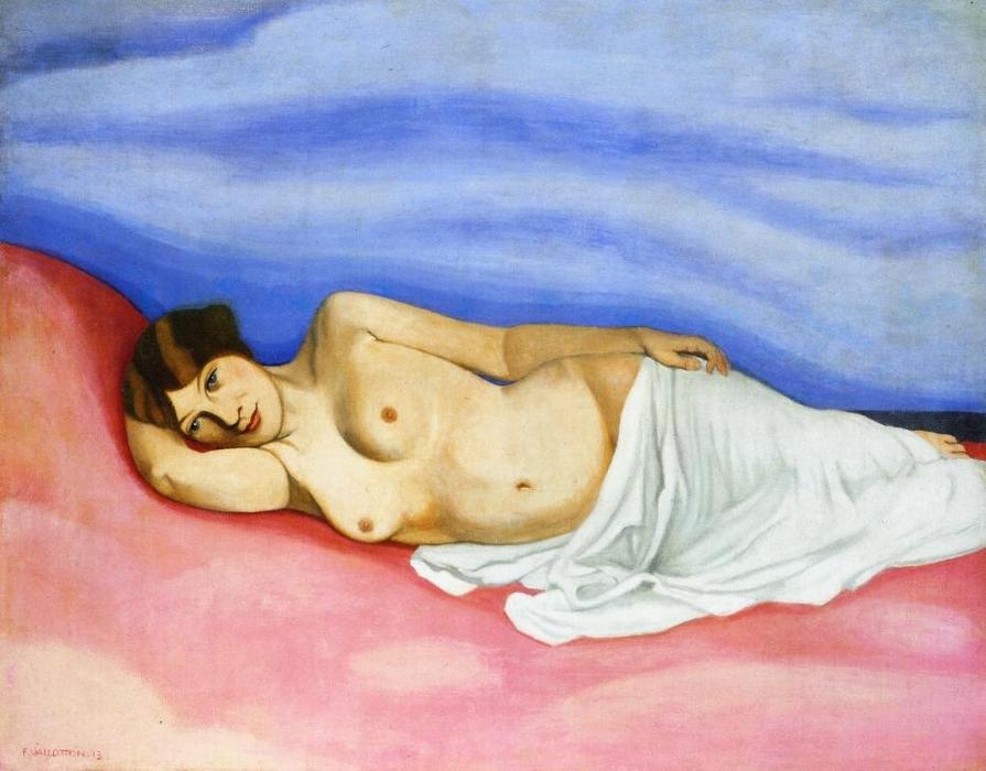 Order Oil Painting Replica Nude in Bed, 1913 by Felix Vallotton (1865-1925, Switzerland) | ArtsDot.com