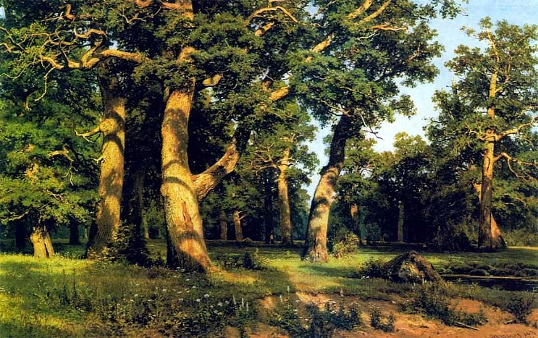 Order Oil Painting Replica Oak-wood, 1887 by Ivan Ivanovich Shishkin (1832-1898, Russia) | ArtsDot.com