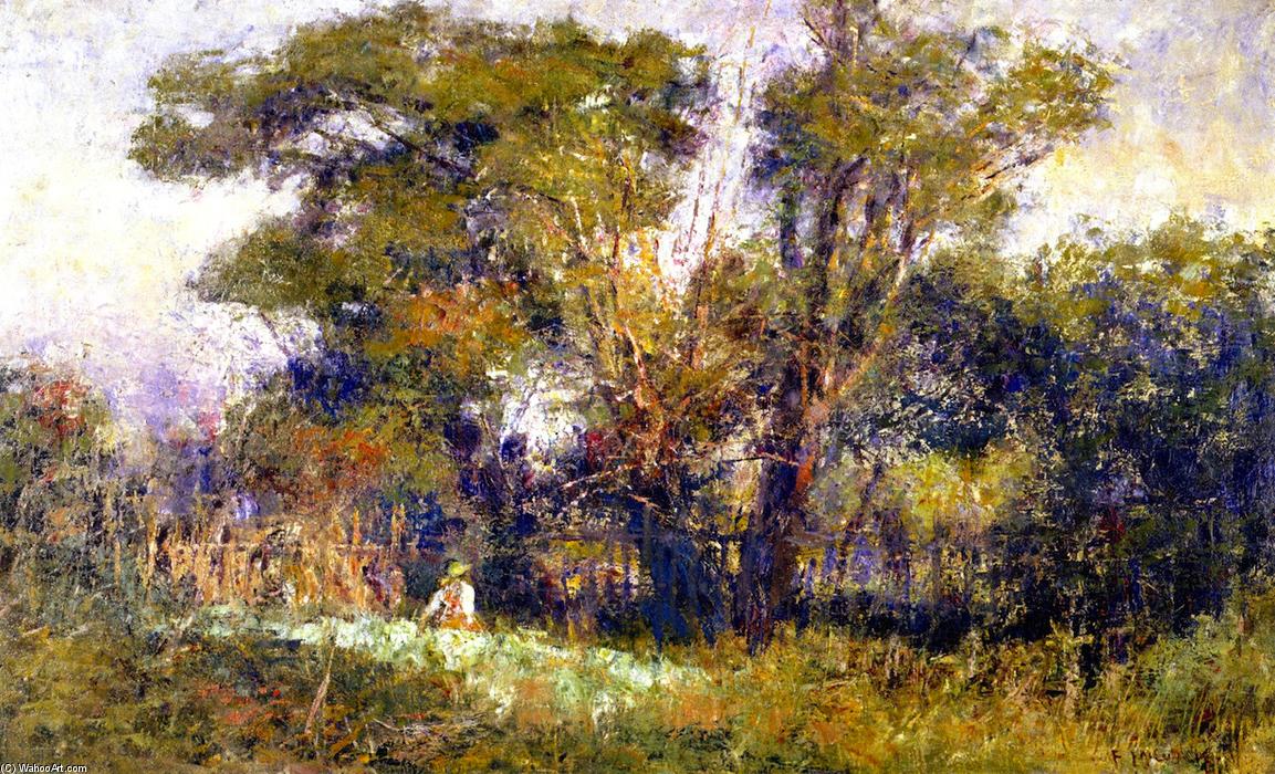 順序 手描き油絵 古い庭, 1910 バイ Frederick Mccubbin (1855-1917, Australia) | ArtsDot.com
